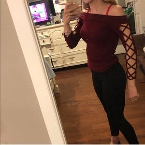 off the shoulder top